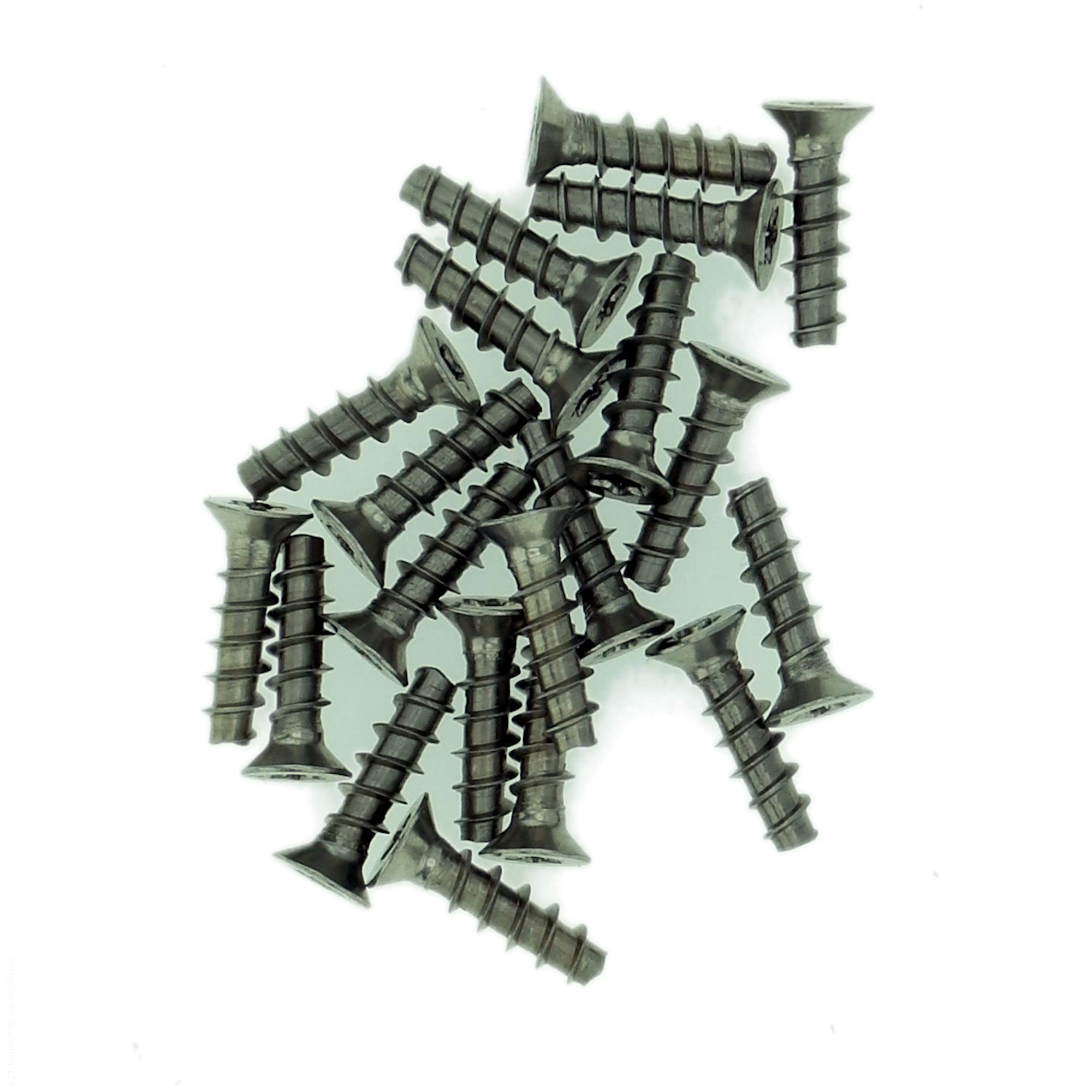Singularity Supplies D4 (4Mm X 10Mm) Tx Countersunk Screws For Plastic (Trilobular) - Stainless Steel (A2) (Pack Of 20)