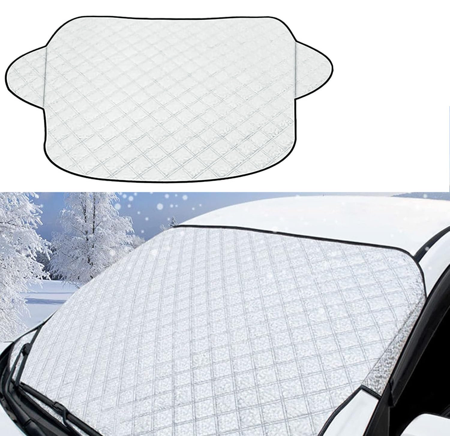 Anti Vries Deken Auto Magnetisch, Voor BMW X1 X2 X3 X4 X5 X6 X7 Z4 M1 M3 M4 M6 Anti Ijssdeken Voorruitbeschermer Zonneklep Magnetisch Voorruit Cover,A-SMALL