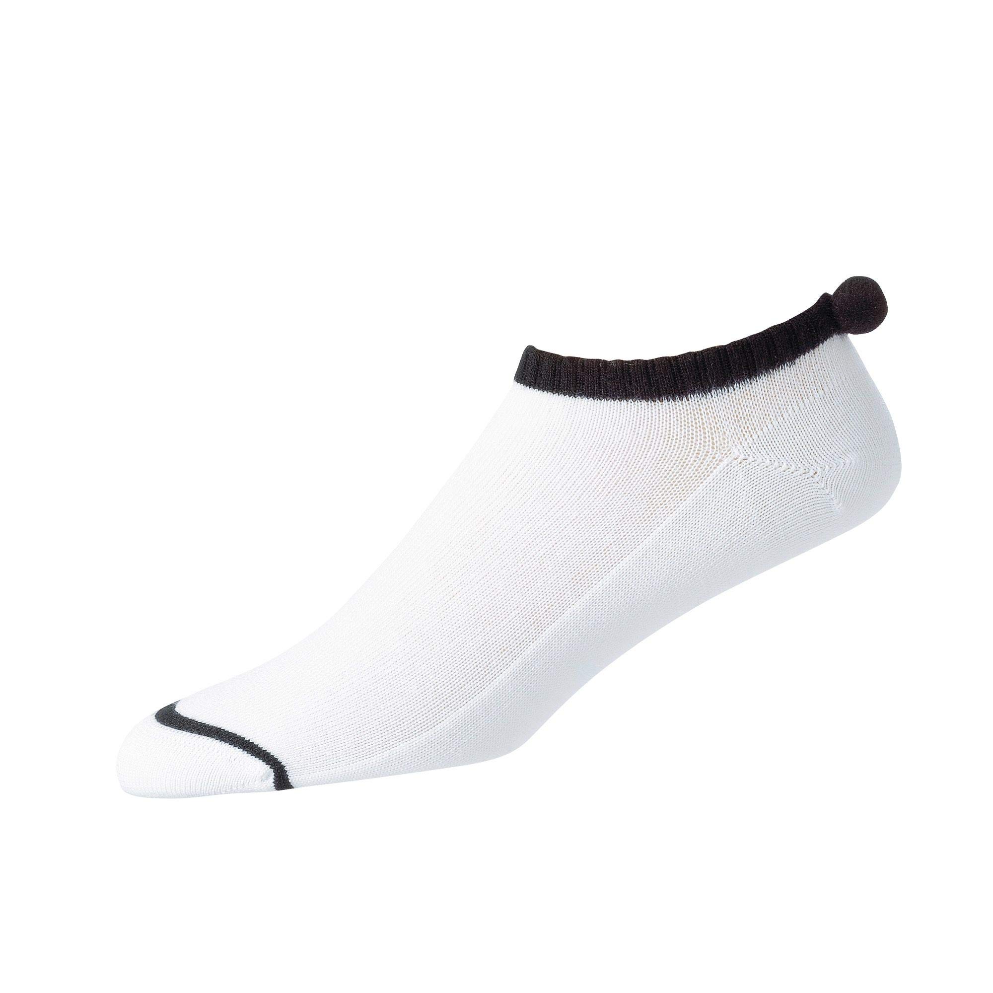 Chaussettes Footjoy ProDry Lightweight Sportlet White Navy 2 Paires - Eté 2021