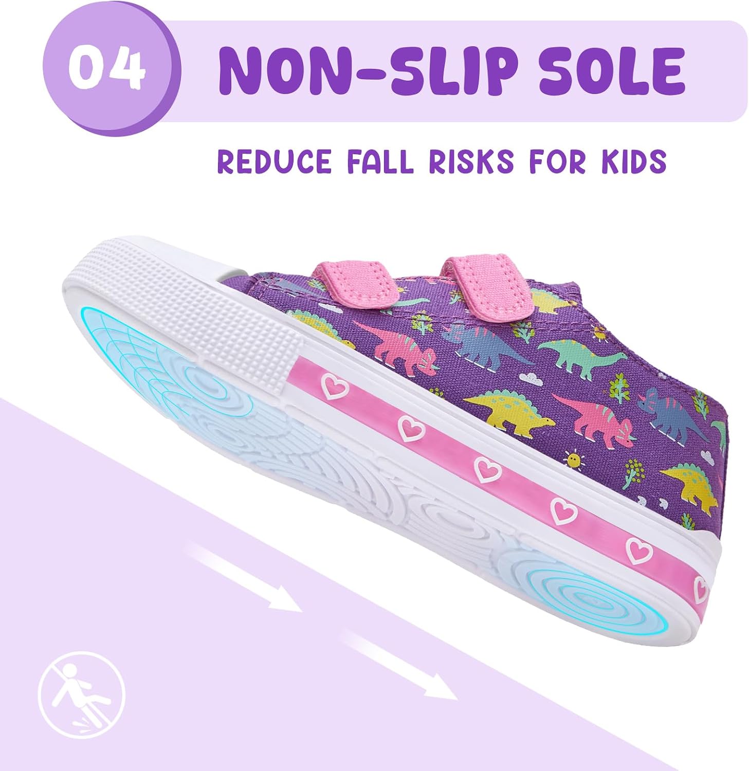 FUNCOO PLUS Girls & Boys Light Up Shoes Toddler Sneakers