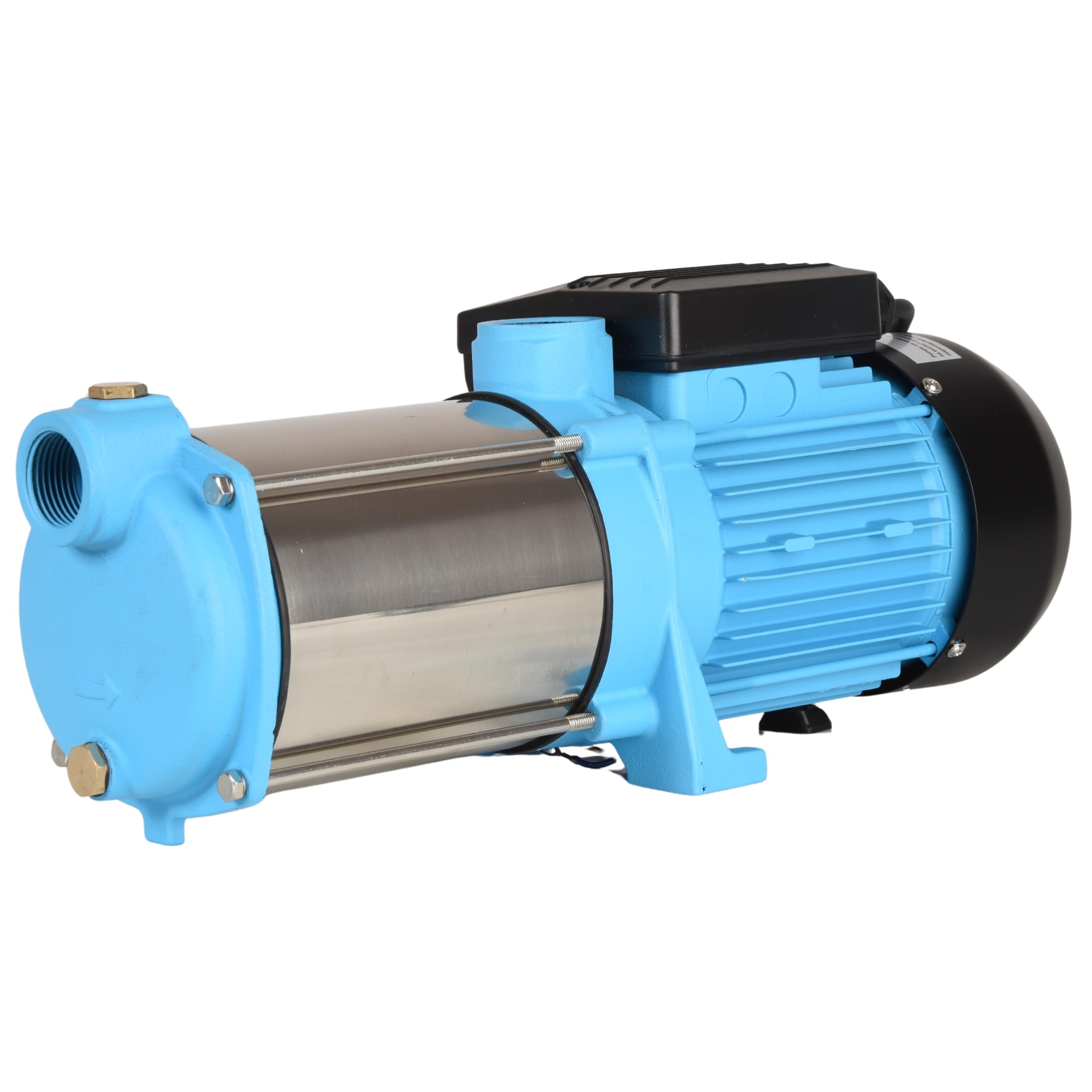 Wasserpumpe MAX-H 1300 (1300 W, 6000 l/h Förderleistung, 55 m Förderhöhe) - für Sauberes Wasser - Hauswasserwerk Gartenpumpe Bewässerungspumpe Regenwasserpumpe