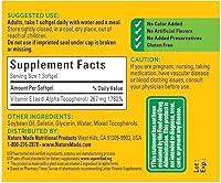 Vista 5 de Nature Made Vitamina E 400 UI cápsulas blandas 100 ea (paquete de 2)