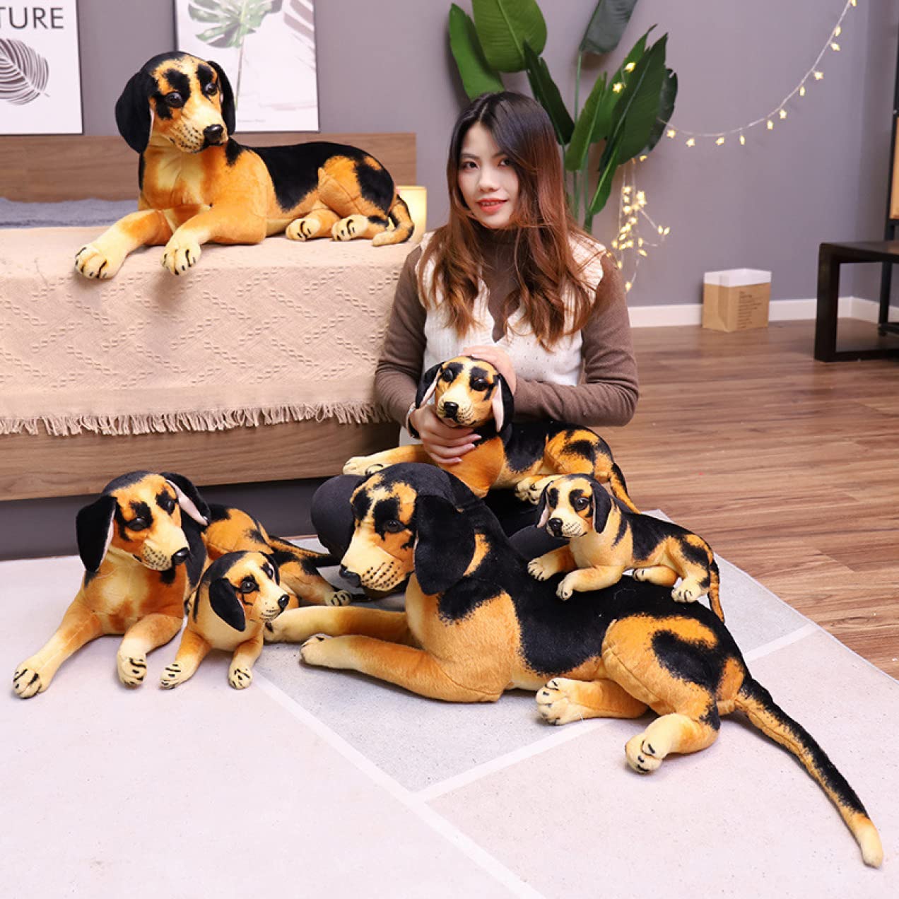 Amazon｜[LSDZW] 犬 ぬいぐるみ シェパード 抱き枕 30cm 部屋
