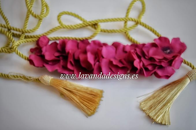 Cinturón de flores buganvilla