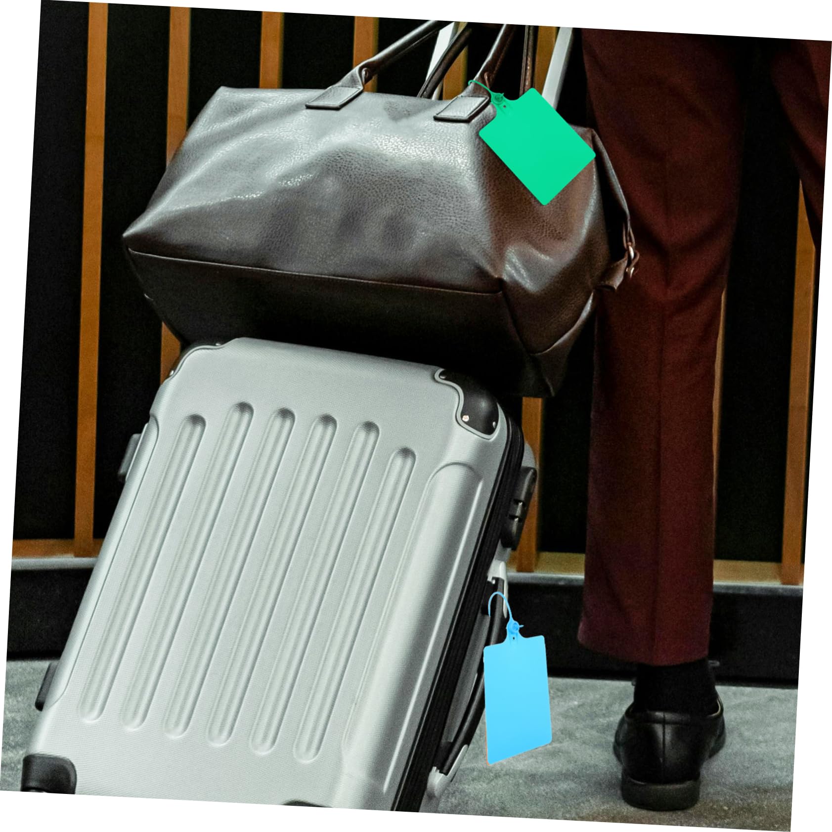 Gatuida 100pcs Cable Tags Shipping Labeling Tags for Logistics Luggage Warehouse Retail