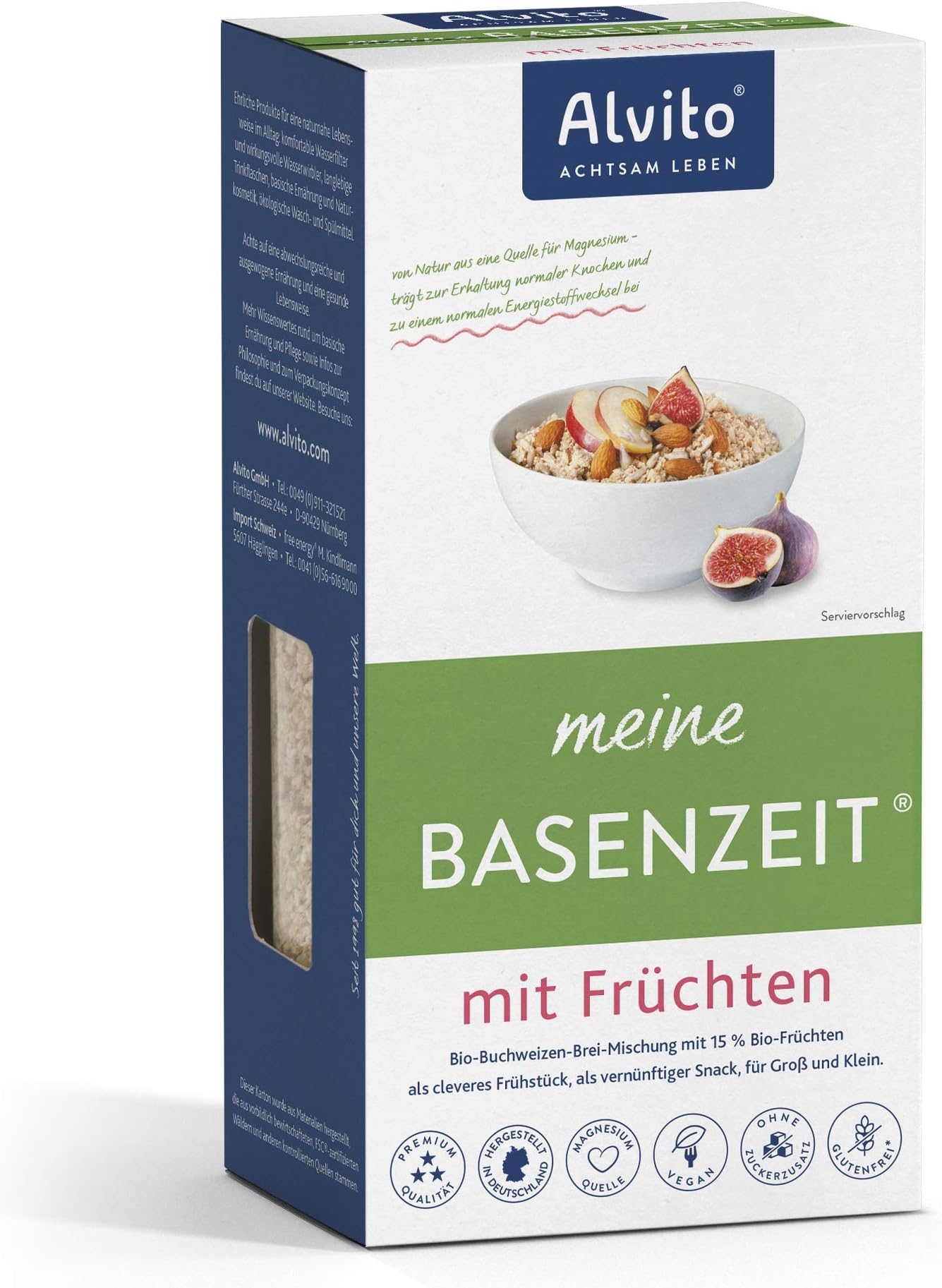 ALVITO - ACHTSAM LEBEN Organic BasenZeit 800 g
