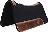 BLACK HOOF Blackhoof Steam Pressed Merino Wool Felt Contoured Pad 31 Length and 32 Width, Saddle pad for Horses