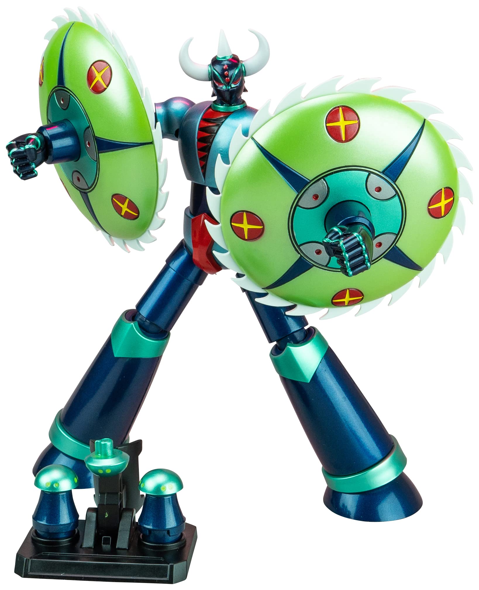 H.L.Pro UFO Robot Glendizer METALTECH04 Disc Beast Gingin, Metallic Edition, Total Height Approx. 170 mm, Non-Scale, Die-Cast, Painted Action Figure