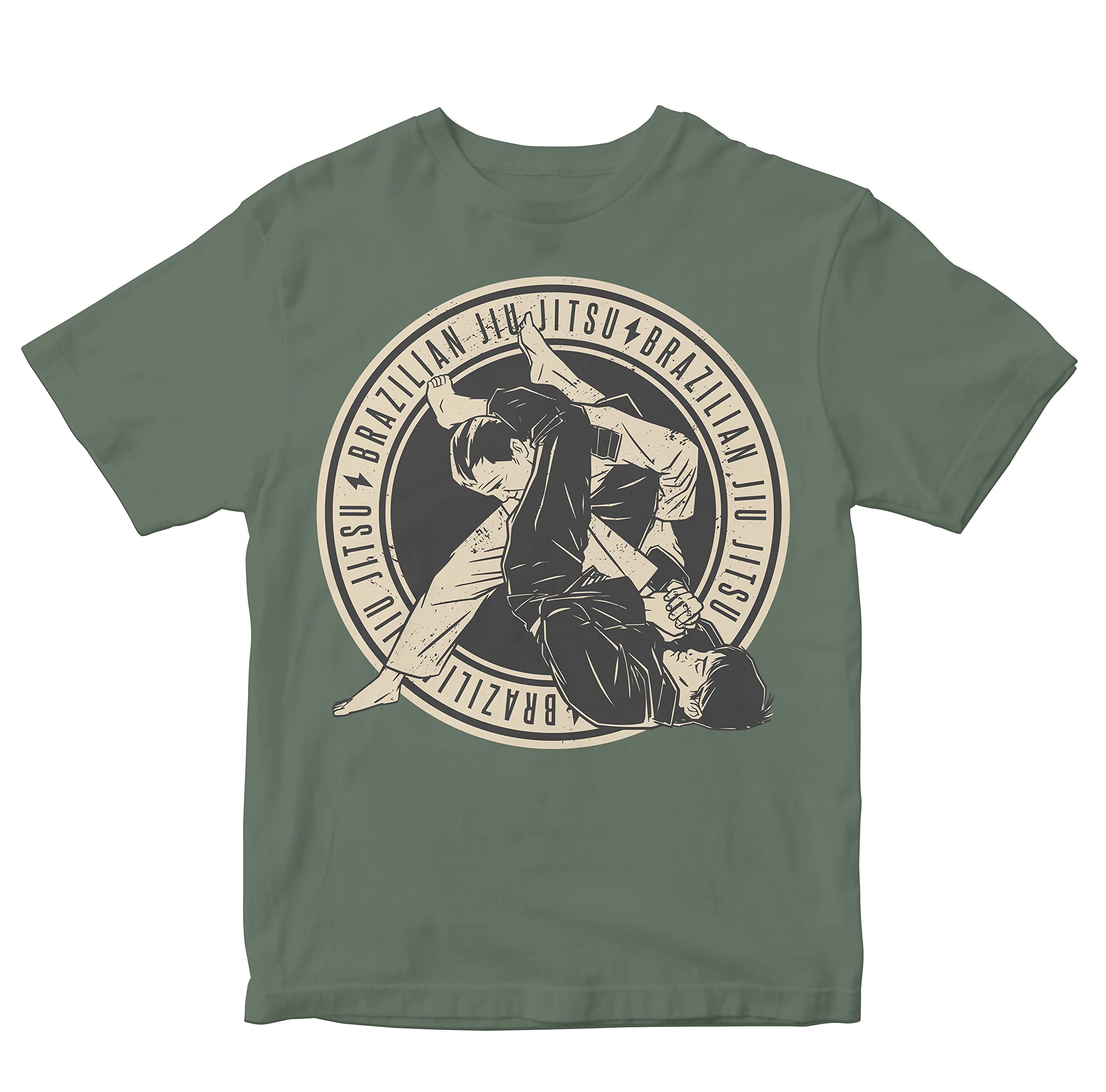 Kids T-Shirt Brazilian Jiu Jitsu 100% Cotton Boy's Girl's Regular Fit Unisex T-Shirt