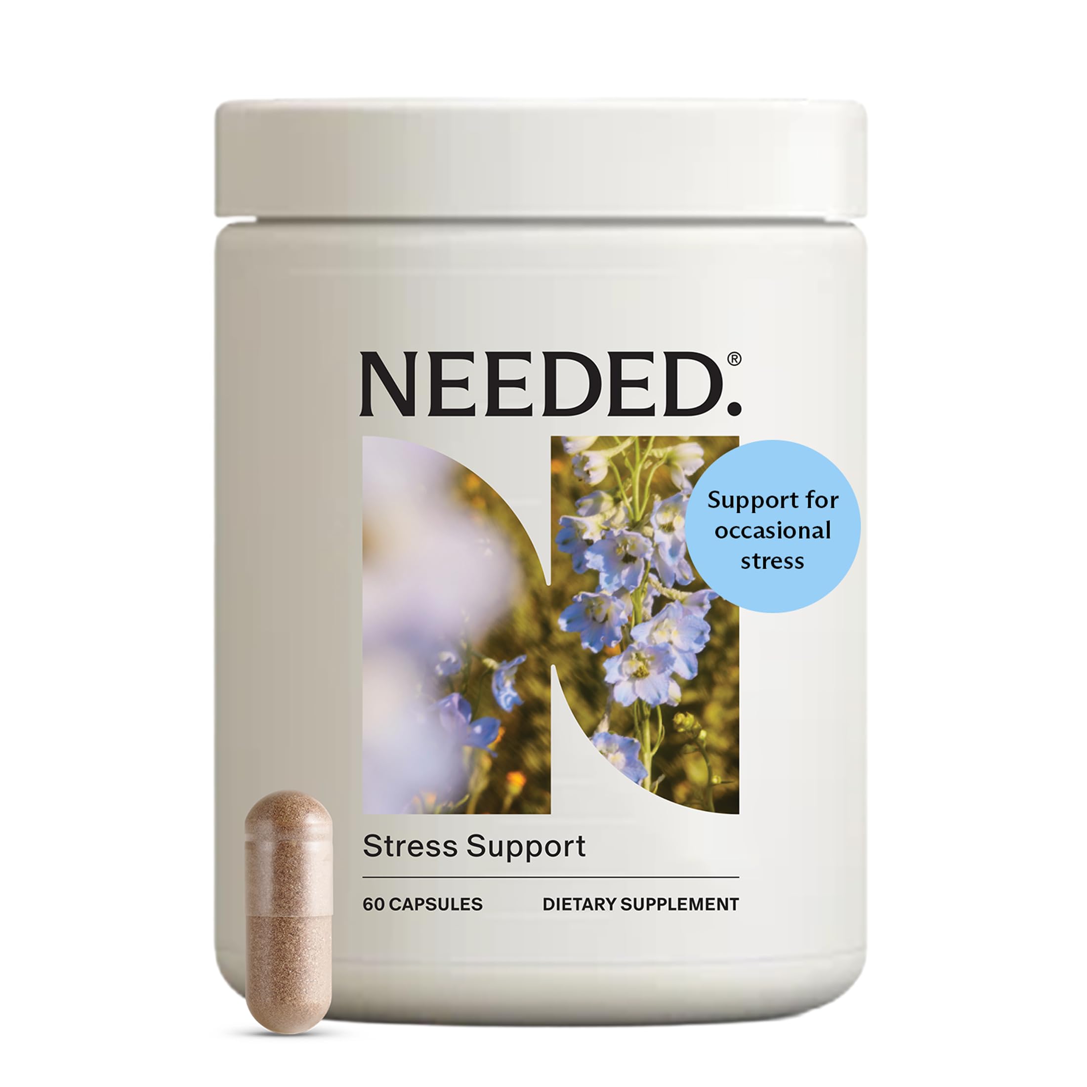 Needed.® Stress Support, 30 Day Supply, 120 Capsules