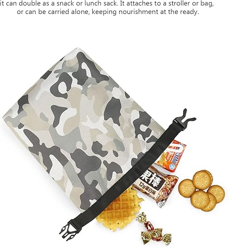 Miniatura 5 de MOV COMPRA Bolsa aislante para refrigerios, bolsas reutilizables para sándwiches y aperitivos, a prueba de fugas, bolsa de almuerzo pequeña para