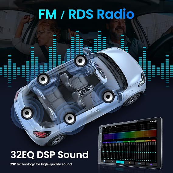 8Core 32G ROM Android 15 Car Radio for Toyota Corolla 2003-2008