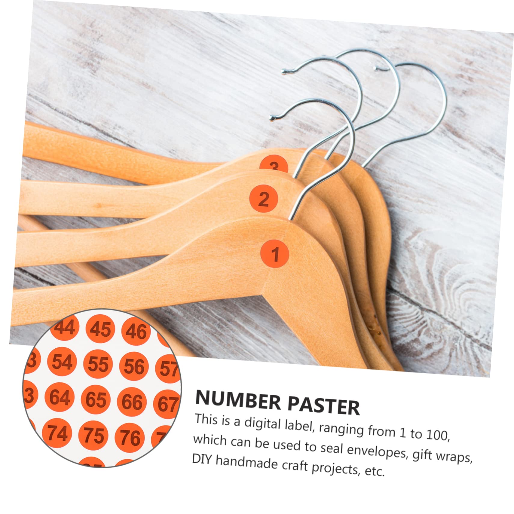 VILLCASE 200pezzi Etichette Numeriche Adesive Etichette Per e Organizzazione Adesivi Self-adhesive Per Scuole Uffici