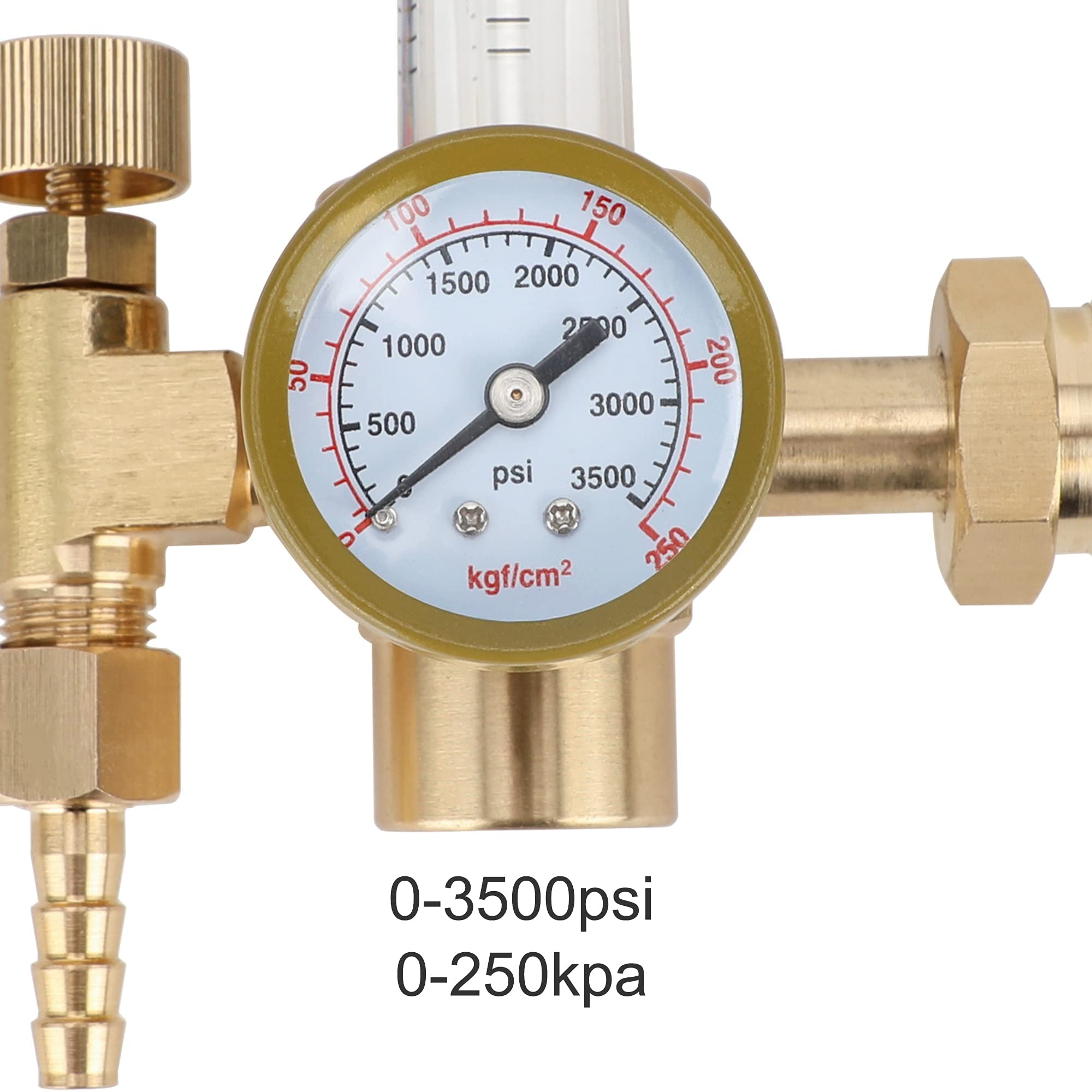 Bestarc Argon/CO2 Mig Tig Flow Meter Gas Regulator Gauge Argon Gas