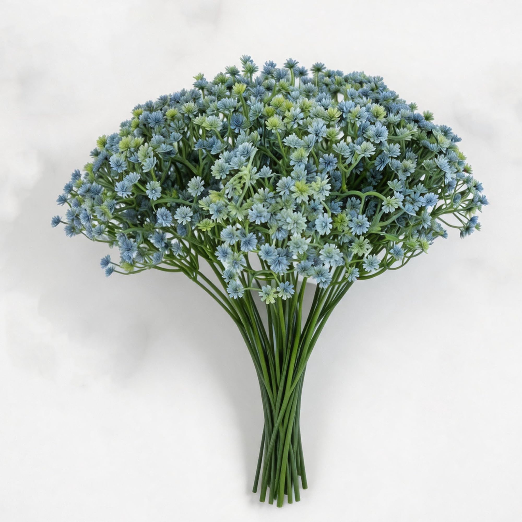 MINWEGI 20 Stems Light Blue Artificial Baby's Breath for Wedding Decor โ image 1