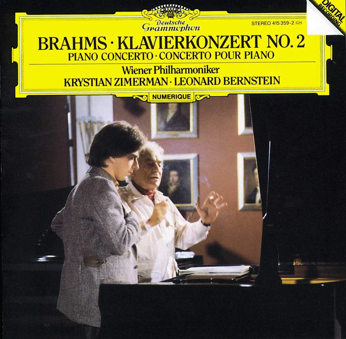 Brahms: Piano Concerto No. 2 [Audio CD] Brahms, Johannes; Johannes Brahms and Leonard Bernstein