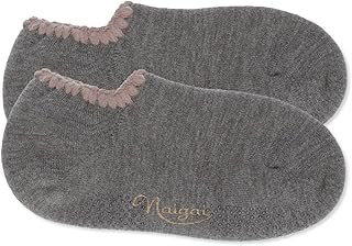 [ナイガイ] パイルソックス ハマグリ ホームカバー 滑り止め付き 室内用靴下 冷えとり ルームソックス フローリング 寒さ対策 レッグソリューション 敬老の日 ギフト プレゼント