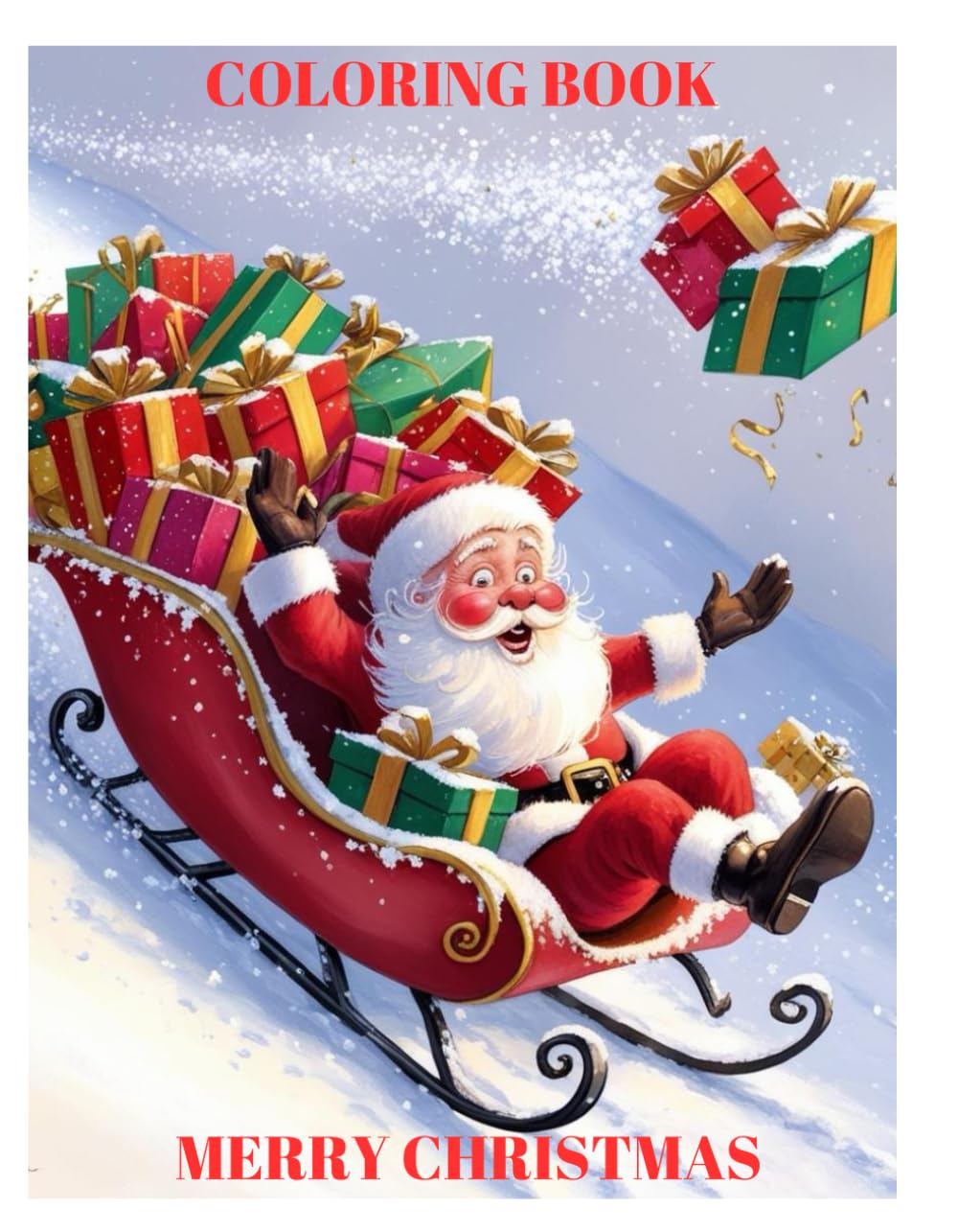 COLORING BOOK: MERRY CHRISTMAS
