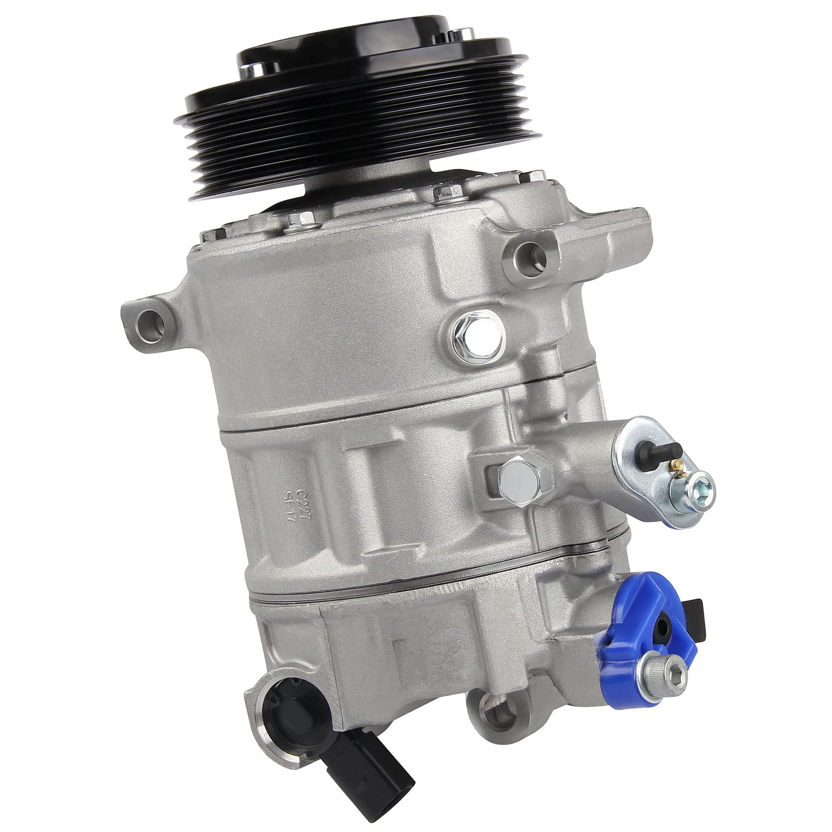DOCAS Compresseur de Climatisation 1K0820803E | compatible pour A3 8P 8V TT Altea 5P Ibiza IV 6J5 Leon 1P1 Toledo Octavia S-uperb Golf Eos Jetta Passat Tiguan