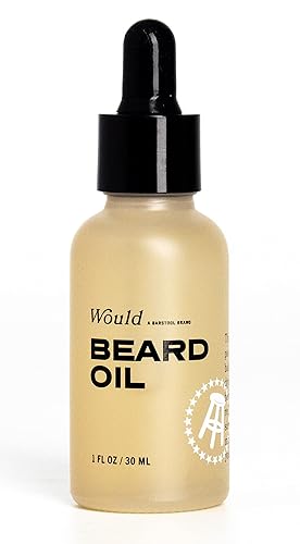 Would Barstool Sports Brand - Aceite de barba sin perfume para hombres, 1 onza líquida, suavizante hidratante y acondicionador, nutre y protege la