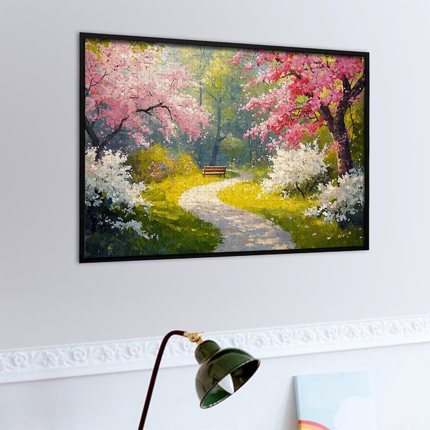 Puzzle 2000 sztuk Puzzle dla dorosłych 100 x 70 cm gra edukacyjna prezenty dla dorosłych i dzieci od 14 lat, kreatywny prezent relaksacyjny 100x70cm - (Monet Garden) x-624