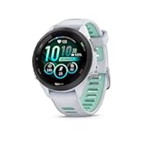 Forerunner 265S Running Smartwatch, Colorful AMOLED Display, Training Metrics and Recovery Insights, Whitestone and Neo Tropic