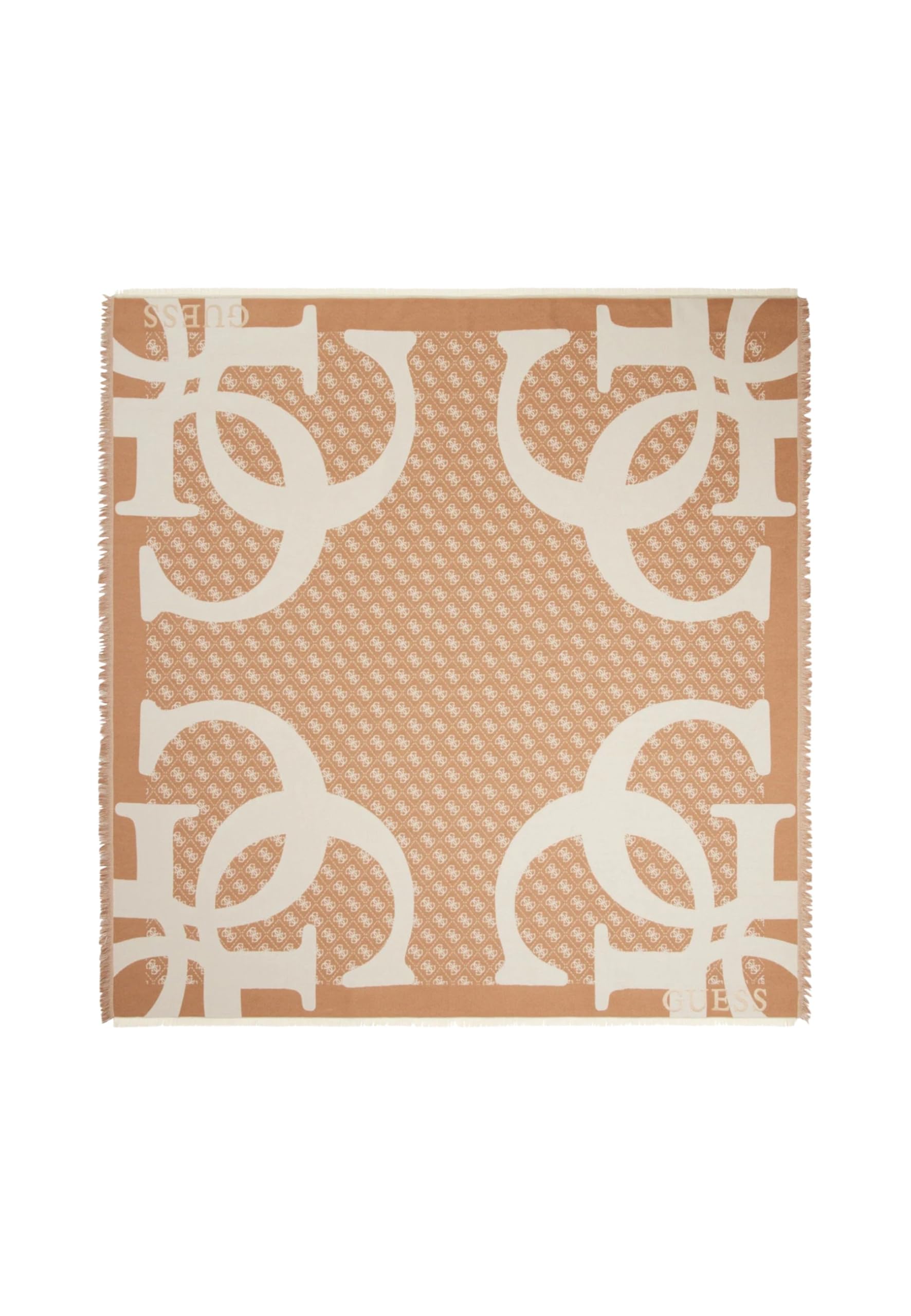 Guess Jacquard Scarf, beige, One Size
