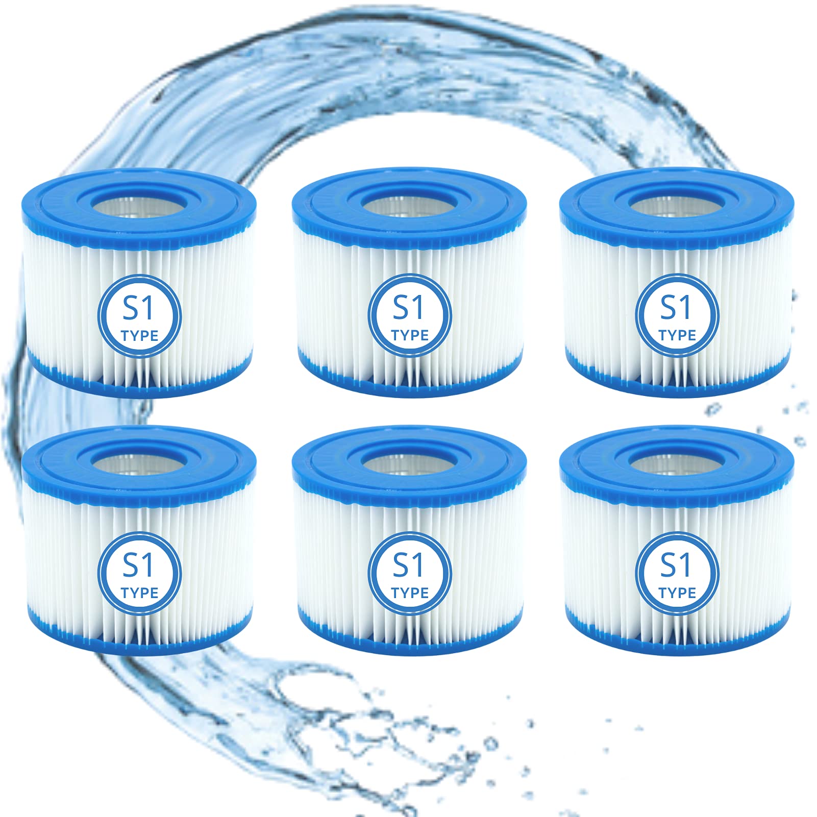 Buy NISOI S1 Filters for Intex Spa Hot Tub,for Intex Purespa Type S1