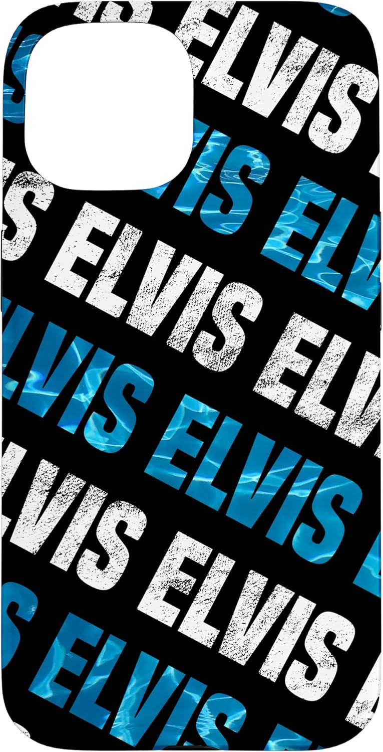 Custom Elvis Phone Cover Blue White Black Personalized Case for iPhone 17 Pro