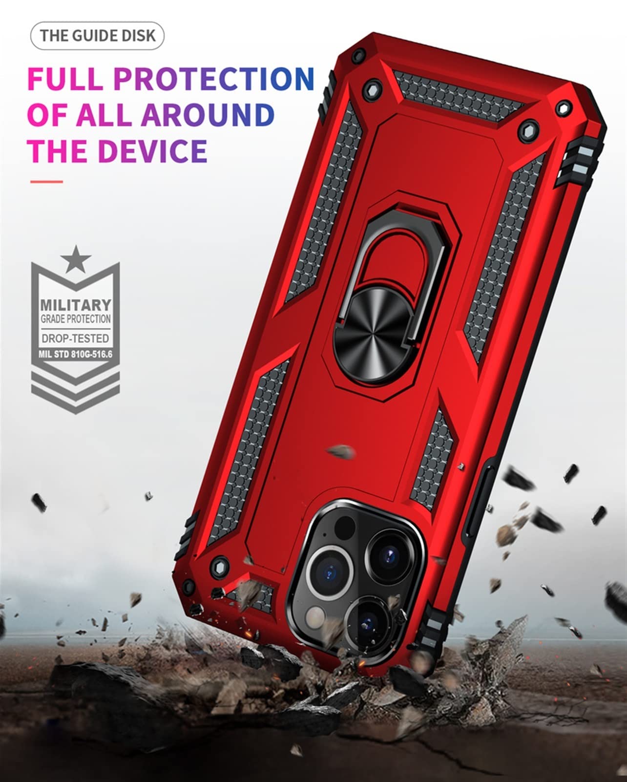 La nueva funda magnética para teléfono es adecuada para iPhone 13 12 11 Pro Max XR XS Max funda de teléfono (color: oro rosa, tamaño: para iPhone 11 Pro)