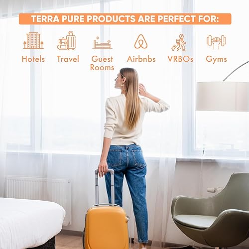 Miniatura 3 de Terra Pure Acondicionador de 1 galón  Artículos de tocador de hotel de lujo a granel  Diseñado para rellenar dispensadores de jabón  128 oz