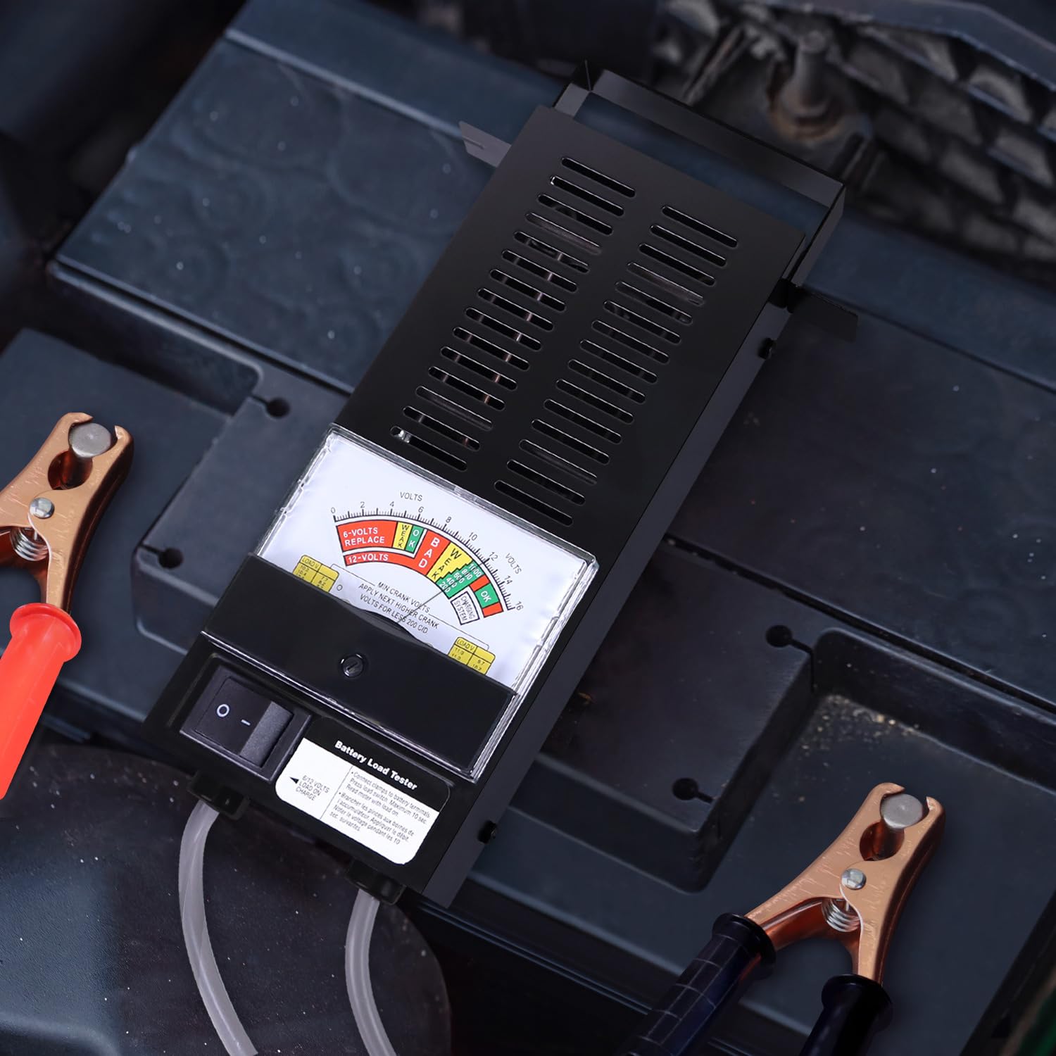 Mighty Max Battery 6V / 12V 100amp Battery Load Tester with Voltmeter for Marine, RV, Golf cart, Automotive and powersport Batteries