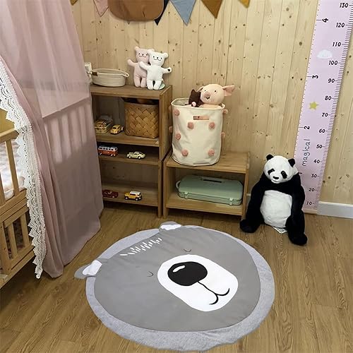 Miniatura 2 de Alfombra antideslizante Abreeze para niños, de color gris