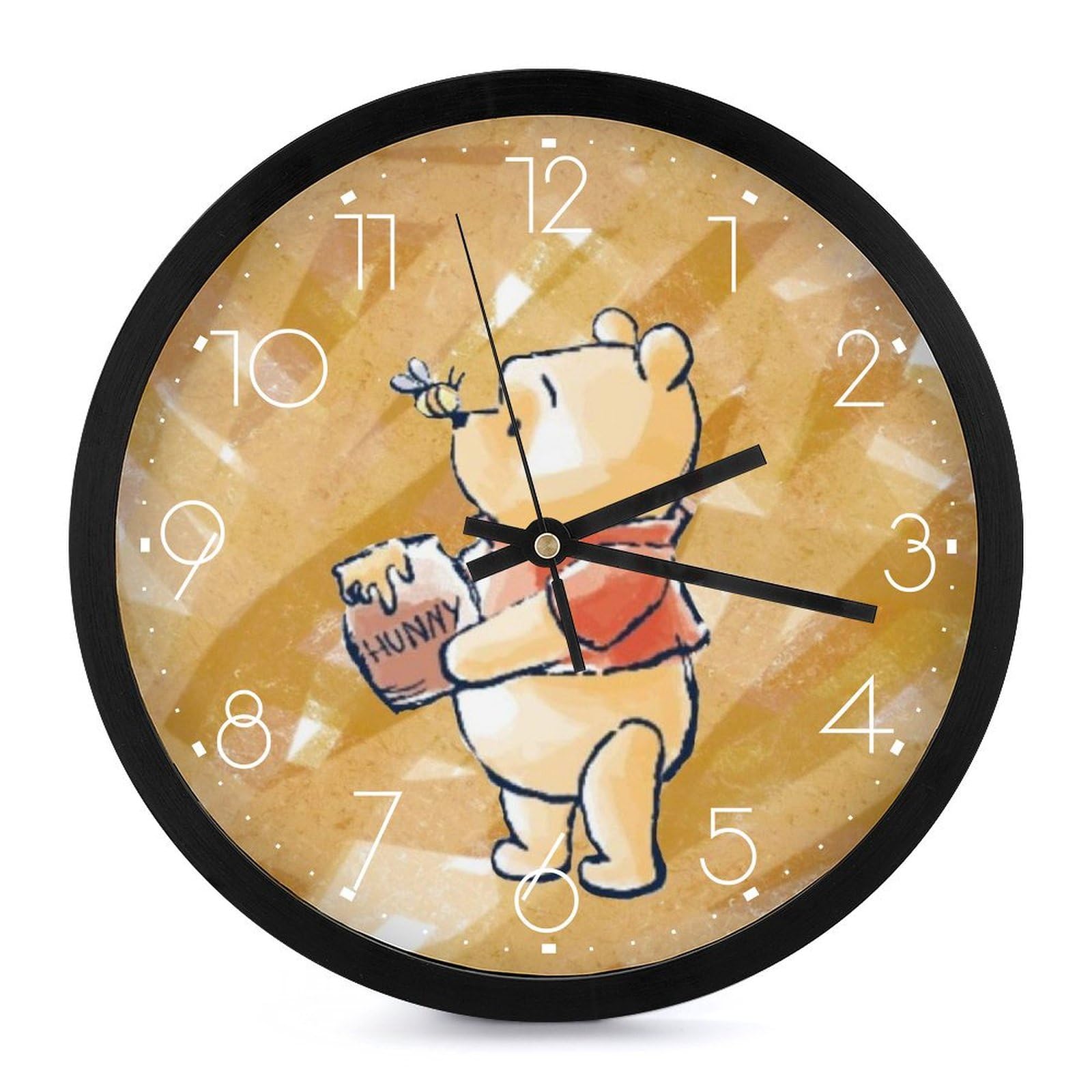 【miwbe様】ぺろくまくん　時計 Amazon.co.jp: くまのプーさん アニメ 壁掛け時計 かけ時計
