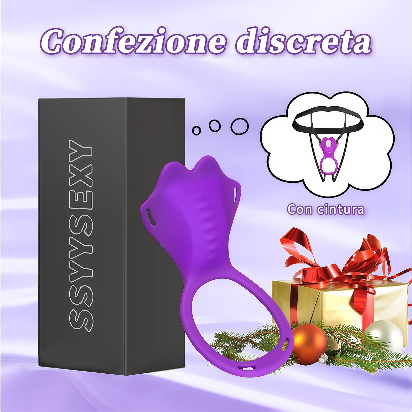 Vibratore Clitoride Vibratoreper Donna Professionale Sexytoysys Donna Coppia Ovetto Vibrante Telecomando Mutandine Vibranti Stimolatore per Clitoride 10 Modalità Vibrazione Strap on Sex Toys, Viola