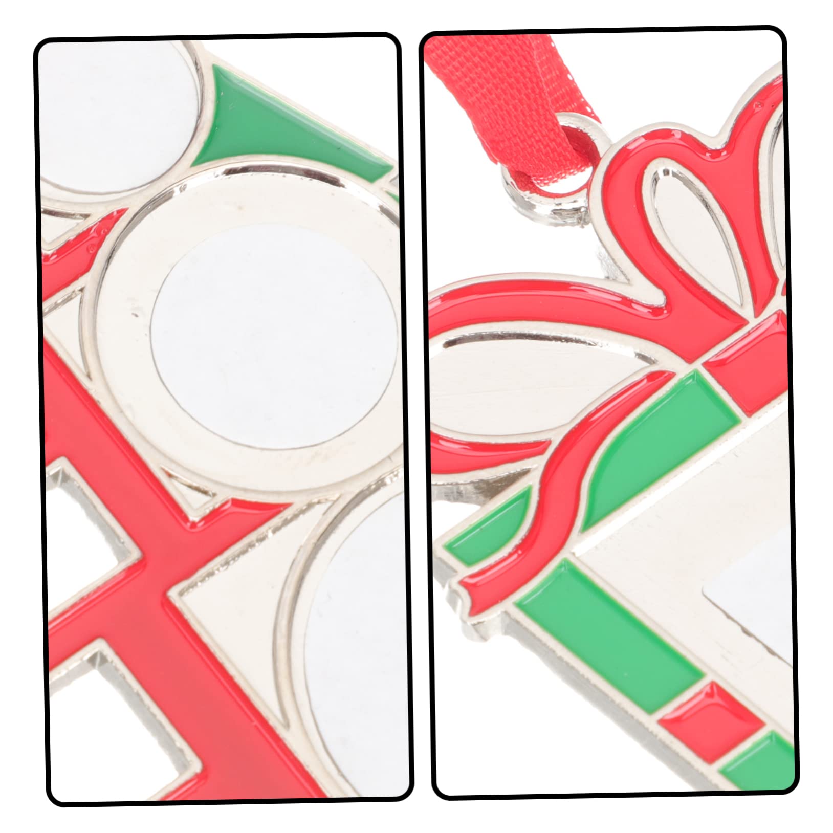PRETYZOOM 12 STK Christbaumschmuck Weihnachtsdekoration Weihnachts-Sublimationsrohling-Anhänger personalisiert personalisierte Sublimationsanhänger