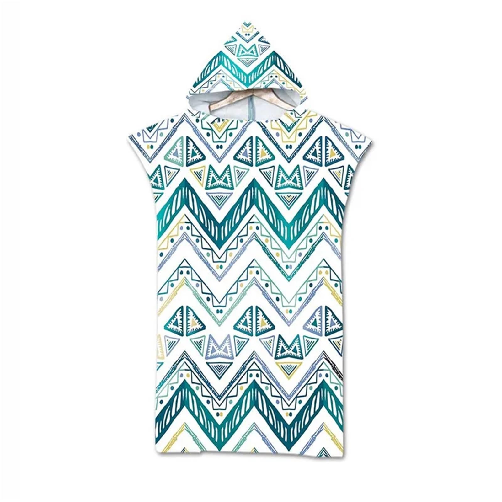 Kapuzen-Badetuch-Poncho for Erwachsene und Kinder, Wickelbademantel, Schwimm-Strandtuch, Surf-Poncho, Strandkleidung zum Baden, Schwimmen