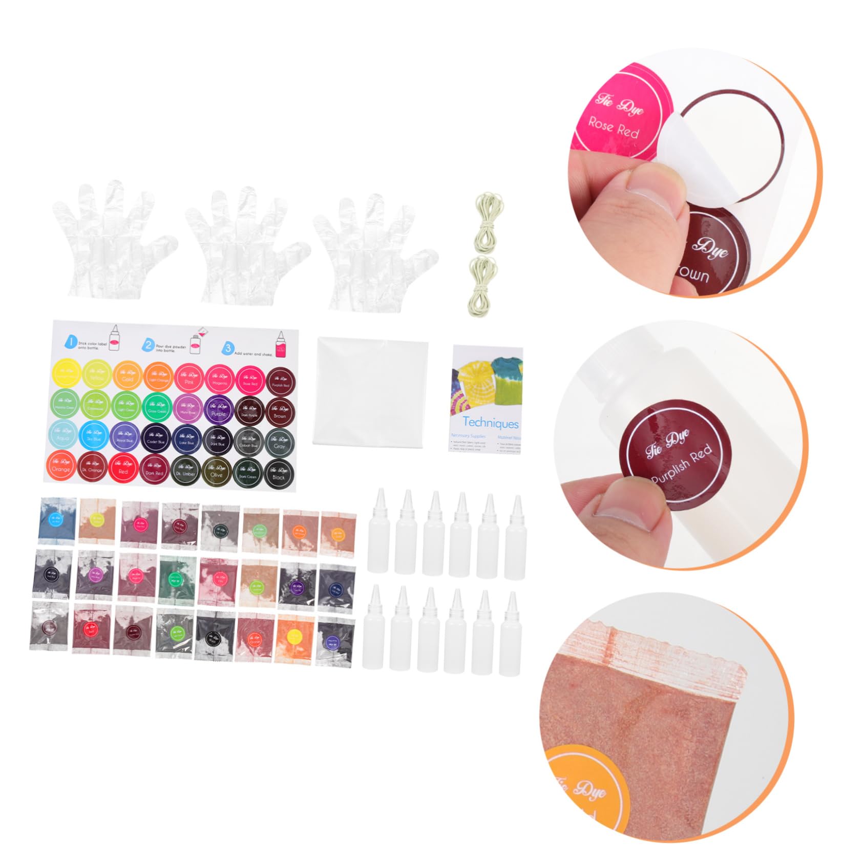Batik Satz für Kinder und Erwachsene 60ml 1 Satz Halloween Mottoparty