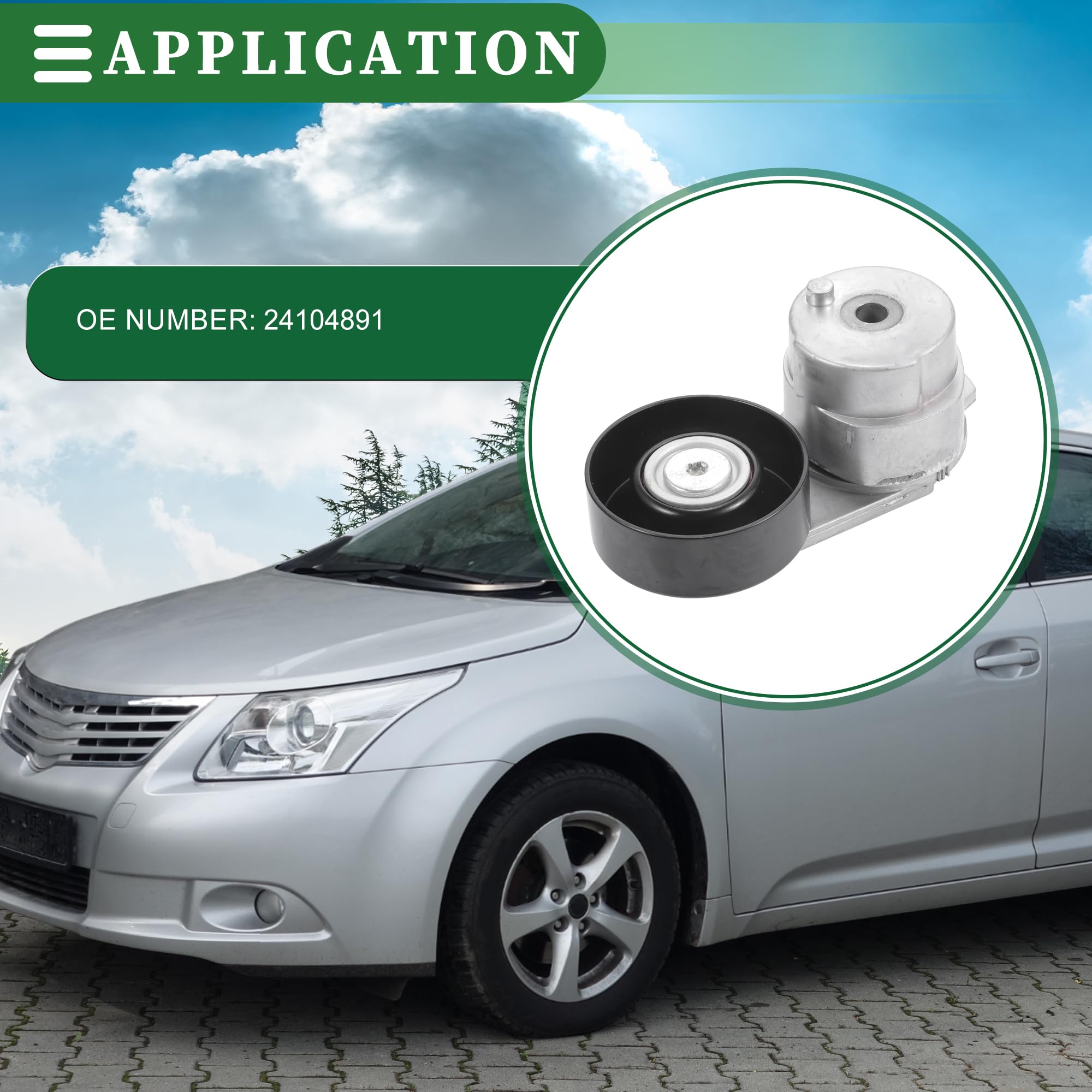 Amazon.com: Motoforti Engine Belt Tensioner Pulley Assembly