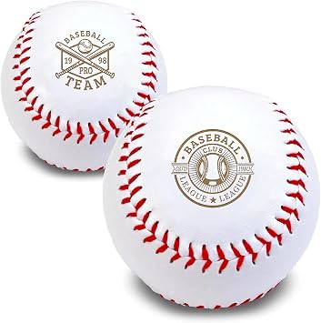 Personalized Baseball with Logo, Custom Baseballs Gift for Baseball Lover, Practice Baseballs, Gifts for Dad - Fathers Day, Birthday, Christmas, 2025 Unique Sports Keepsake