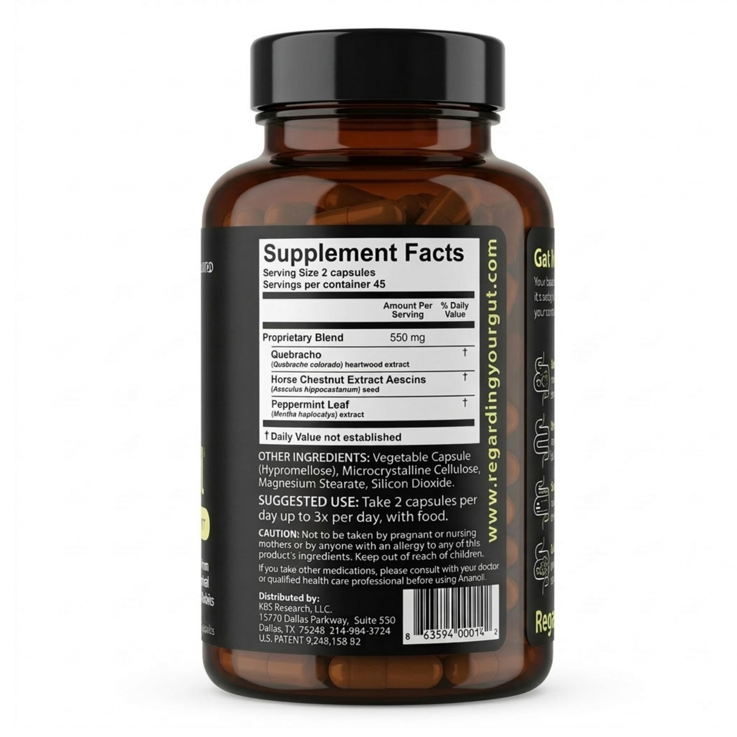 Atrantil Gas and Bloating Relief Digestive Health, 90 Capsules — Amazon image 3