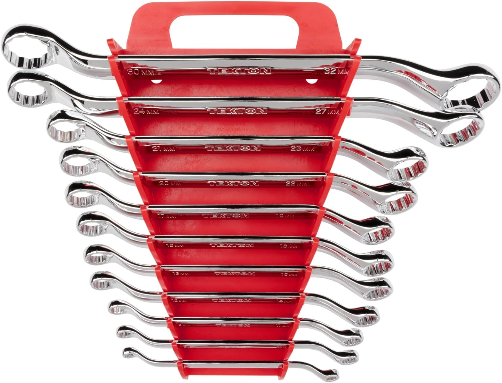 45-Degree Offset Box End Wrench Set with Holder, 11-Piece (6-32 mm) | WBE24411