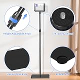 suptek Support de projecteur au Sol, Hauteur Réglable de 1 015 à 1 385 mm, Support de Plafond Universel pour Projecteur, Rotation à 360 degrés, Supporte jusqu'à 2 kg PR001F - 6