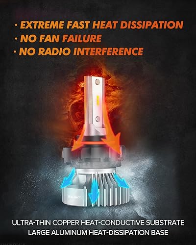 Miniatura 5 de Bombillas LED antiniebla 5202 5201 PS19W o DRL, 400% súper brillantes, 6000K xenón blanco, 16 chips CSP antiniebla PS24W LED antiniebla, paquete de 2