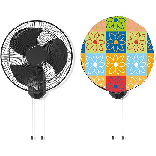 Print Fab Wall Fan Cover for Home Office Living Room Univers