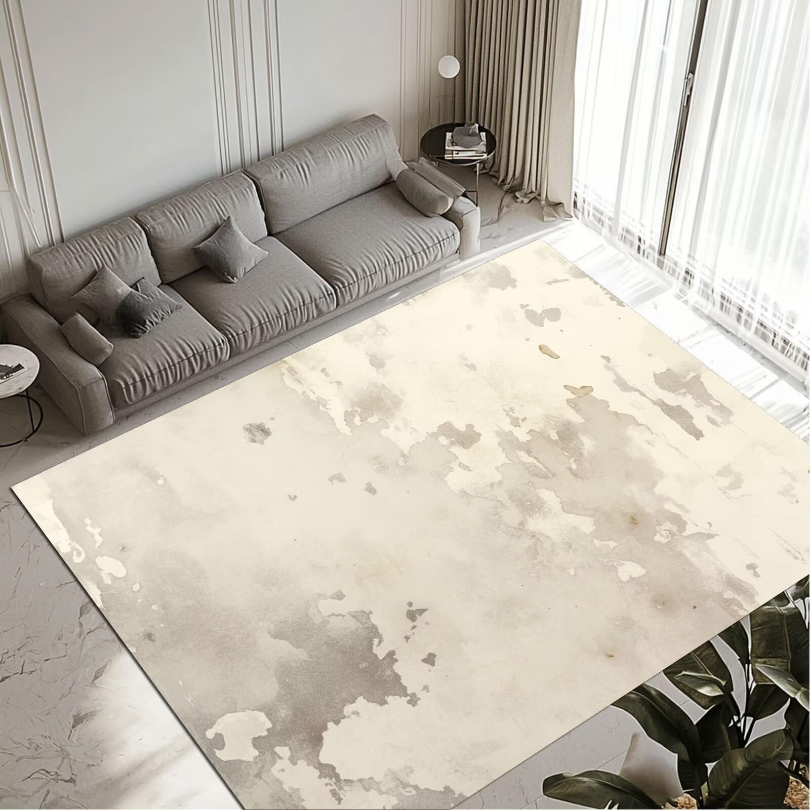 Grand tapis de salon 70x140cm imperméable et lavable