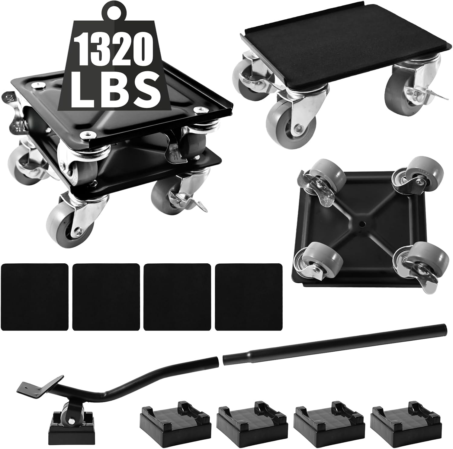 Furniture Moving Dolly, Heavy Furniture Lift Mover with 360