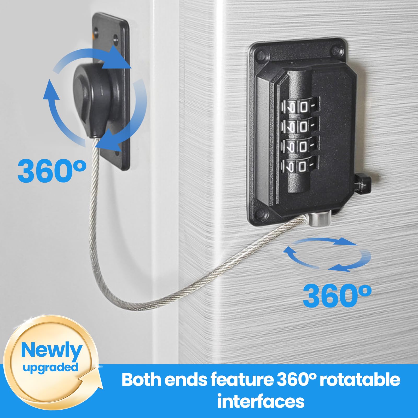 Children's Refrigerator Lock, Combination Refrigerator Lock, Drawer Lock, Child Safety Locks, Child Window Lock, Door Lock - Image 3
