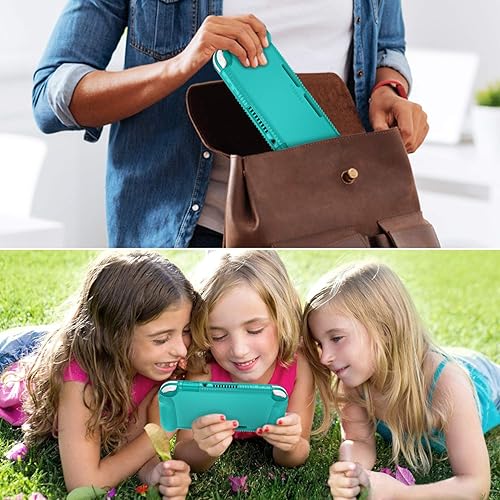 Miniatura 7 de Fintie Funda para Nintendo Switch Lite 2019 - Silicona suave a prueba de golpes Antideslizante Funda protectora con diseño de agarre ergonómico para