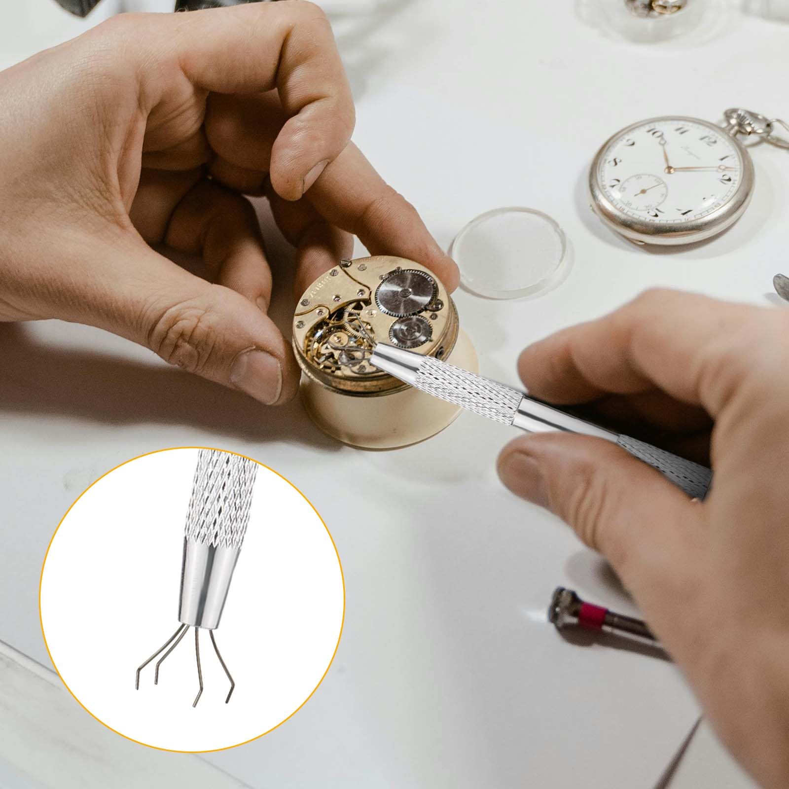 ZEYIYER Pinze Per Piercing A Sfera - 2 Pezzi In Acciaio Inox, Design A 4 Artigli - Foto 2